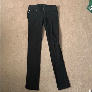 Black kinky “jean leggings”